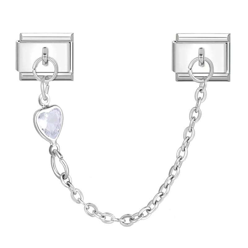 Eslabón Puente Corazón Blanco