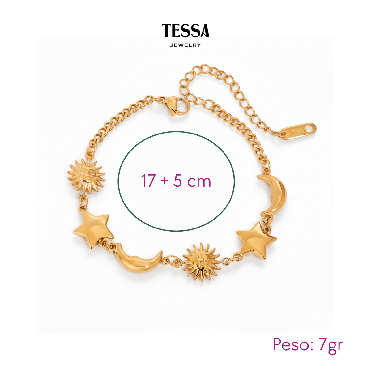 Pulsera Cielo XS Chapa 18k