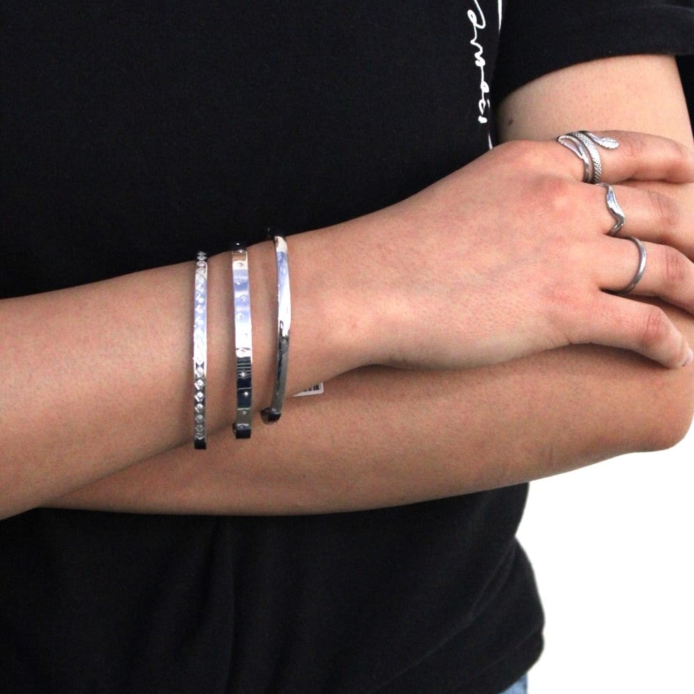 Brazalete Estrellitas Acero