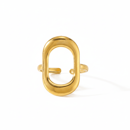 Anillo Cero Chapa 18k Ajustable