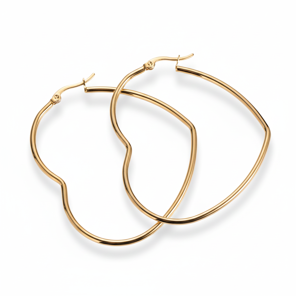 Aretes Sustancia Chapa 18k