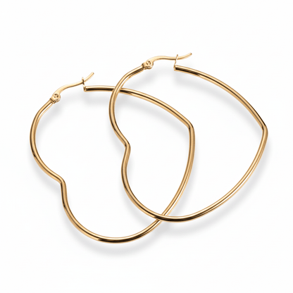Aretes Sustancia Chapa 18k