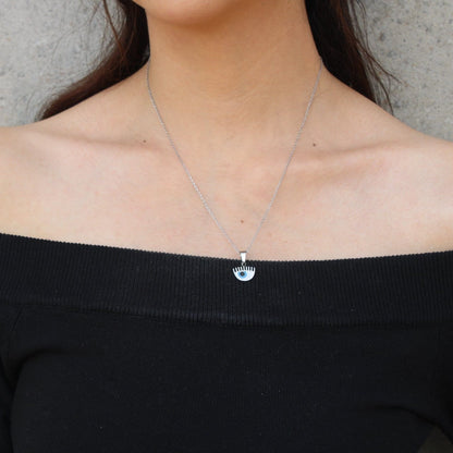 Collar Ojito Cartoon Chapa 18k