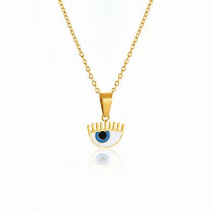 Collar Ojito Cartoon Chapa 18k