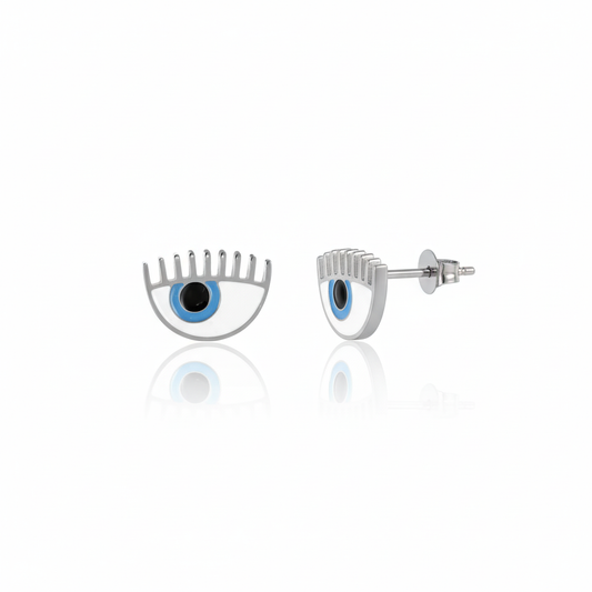 Aretes Ojito Cartoon Acero