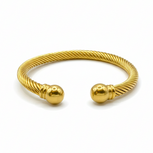Brazalete Abierto Chapa 18k