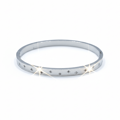 Brazalete Estrellitas Acero