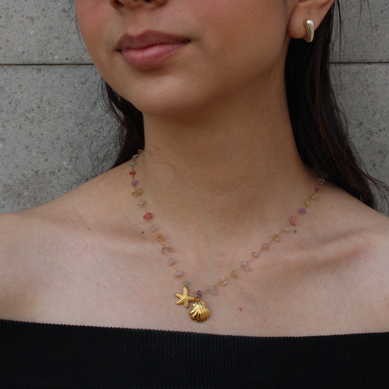 Collar Marimar Chapa 18k