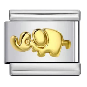 Eslabón Elefante dorado