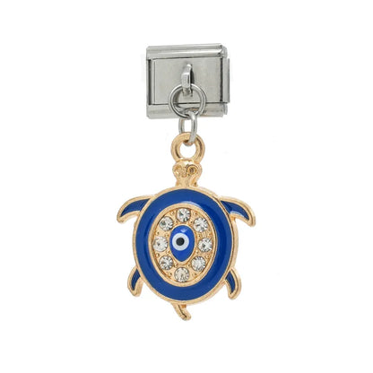 Eslabón Tortuga Azul Colgante