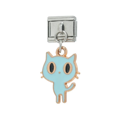Eslabón Gatito Azulito Colgante