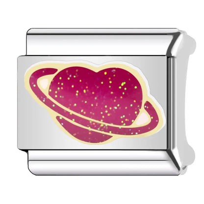 Eslabón Planeta Corazón Pink