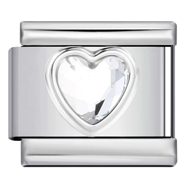 Eslabón Corazón Gema