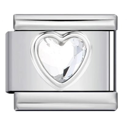 Eslabón Corazón Gema