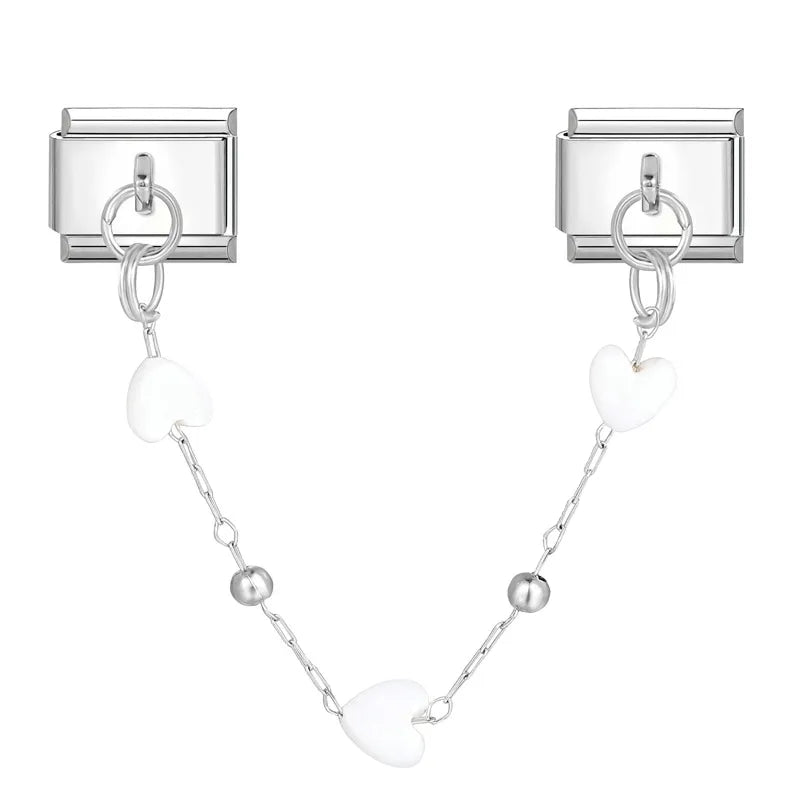 Eslabón Puente Corazones Nacarados