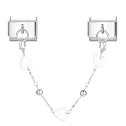 Eslabón Puente Corazones Nacarados