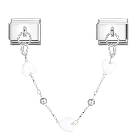 Eslabón Puente Corazones Nacarados