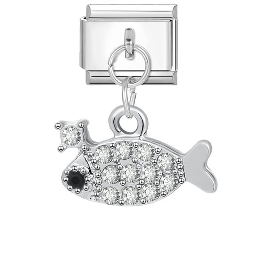 Eslabón Pez Brillante Colgante