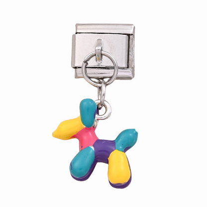 Eslabón Perrito Multicolor Colgante