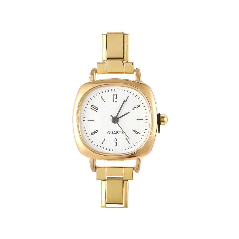 Reloj IT SQ Dorado con Blanco Arábigo