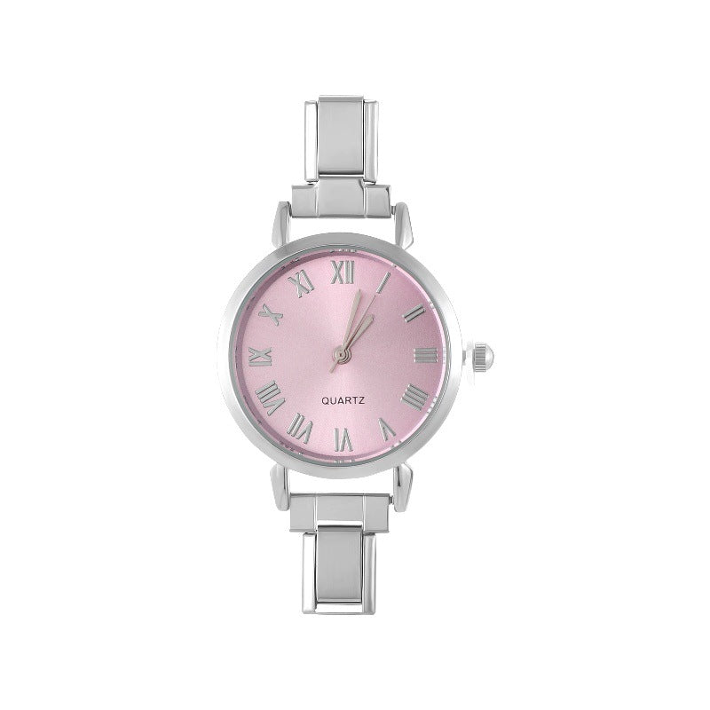 Reloj IT CIR Plateado con Rosa Romano