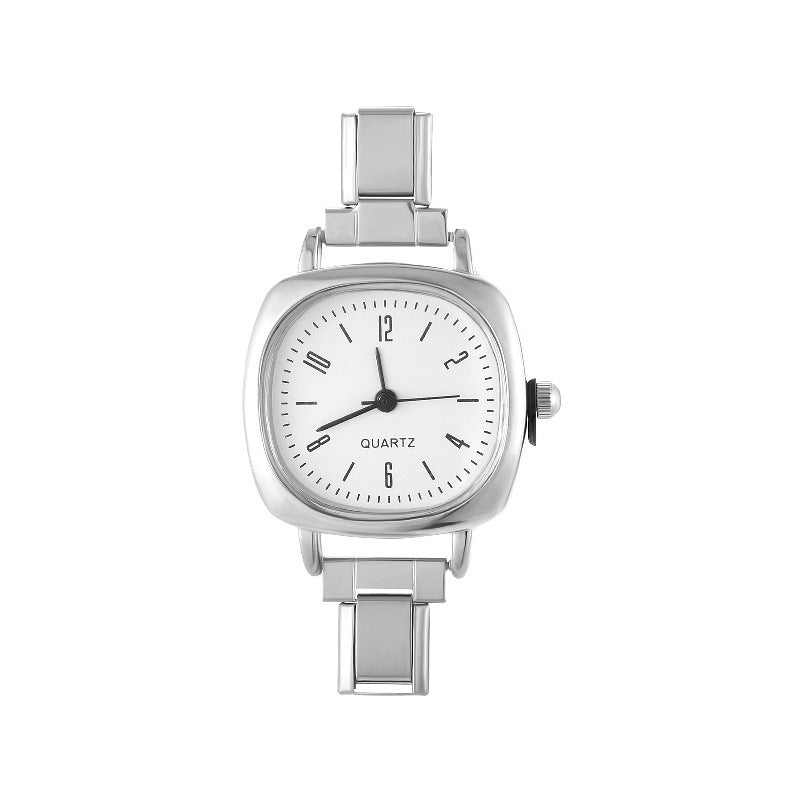 Reloj IT SQ Plateado con Blanco Arábigo