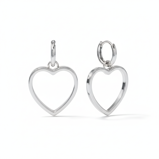 Aretes Corazón Silueta