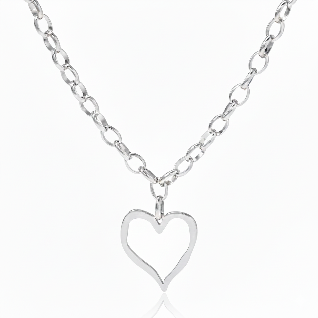 Collar Corazón Silueta