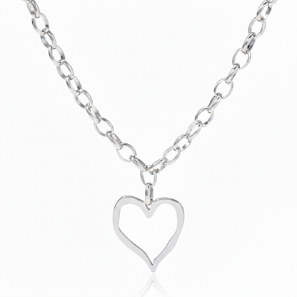 Collar Corazón Silueta