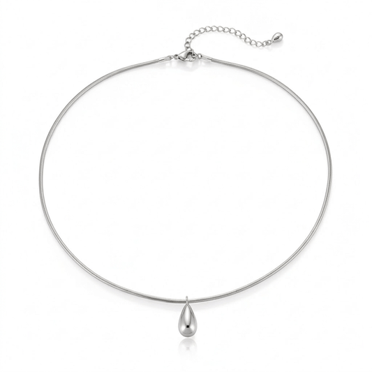 Collar Gotita Flat Acero