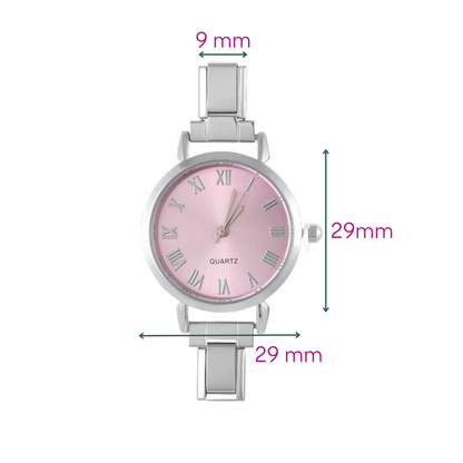 Reloj IT CIR Plateado con Rosa Romano