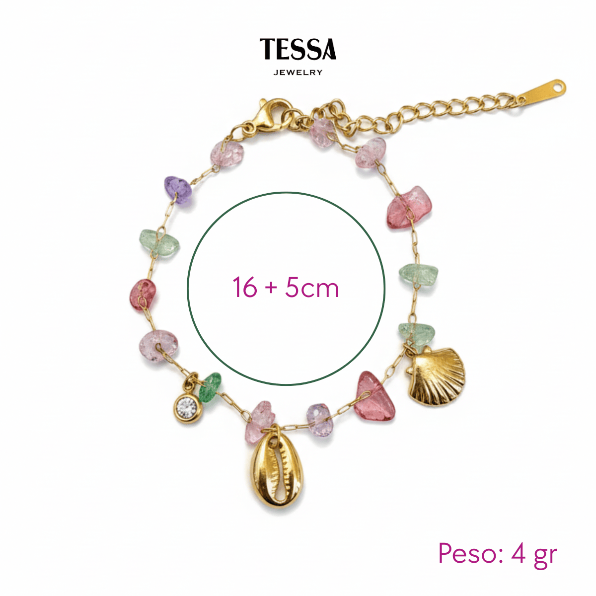 Pulsera Marimar Chapa 18k
