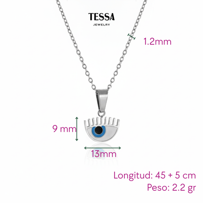 Collar Ojito Cartoon Acero