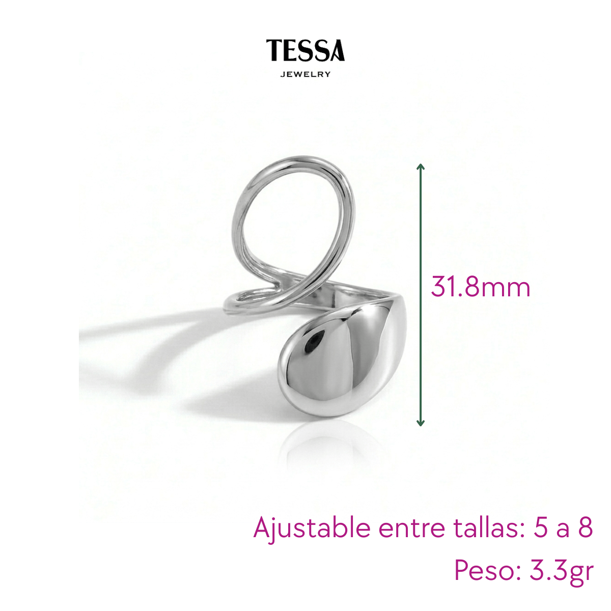 Anillo Ocho Ajustable
