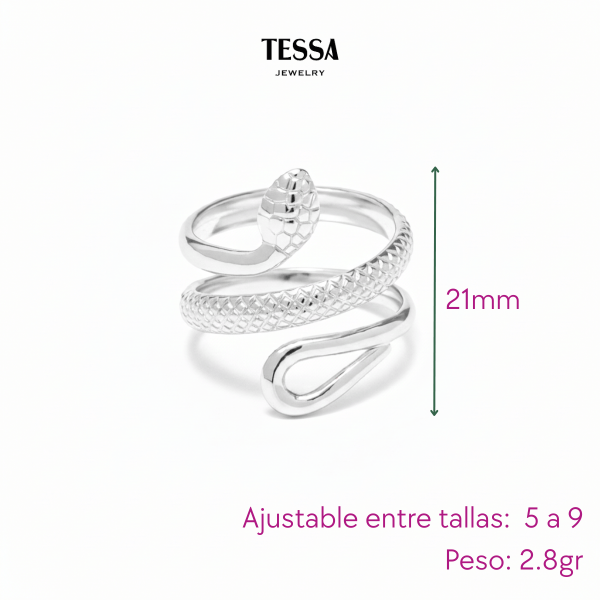 Anillo Snake  Ajustable