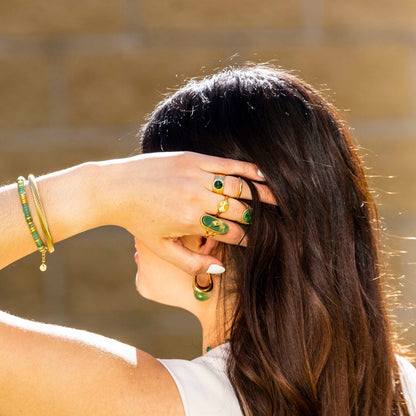 Anillo Sol Chapa 18k