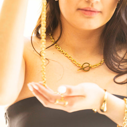 Collar Broche Palanca Acero
