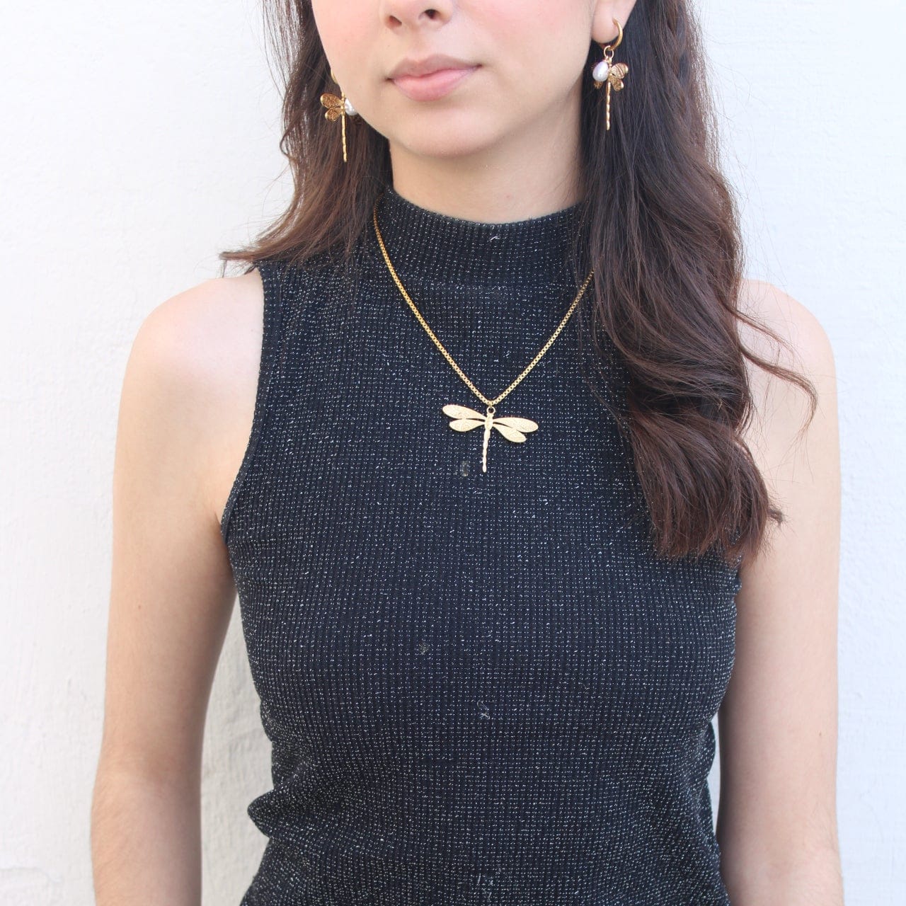 Collar Super Libelula Chapa 18k