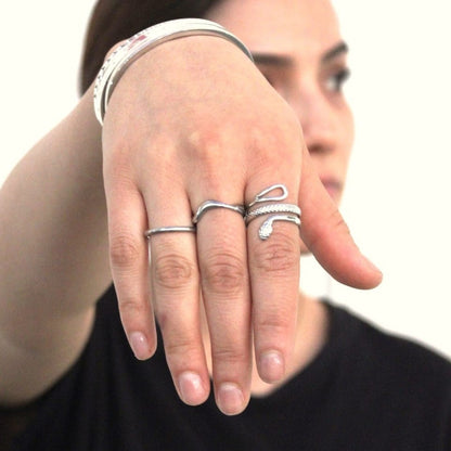 Anillo Onda  Ajustable