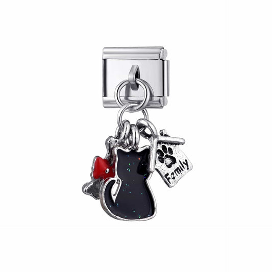 Charm Gatito Family Colgante
