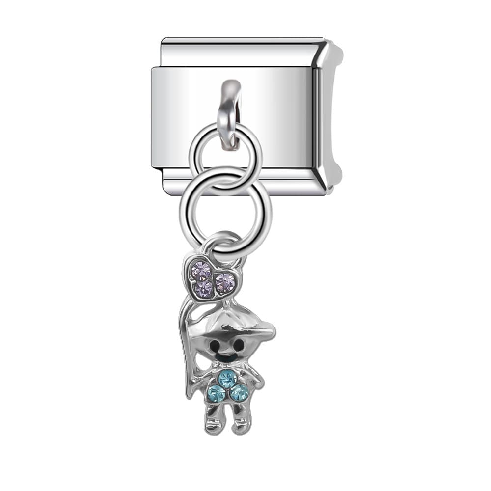 Charm Niño Globo Colgante