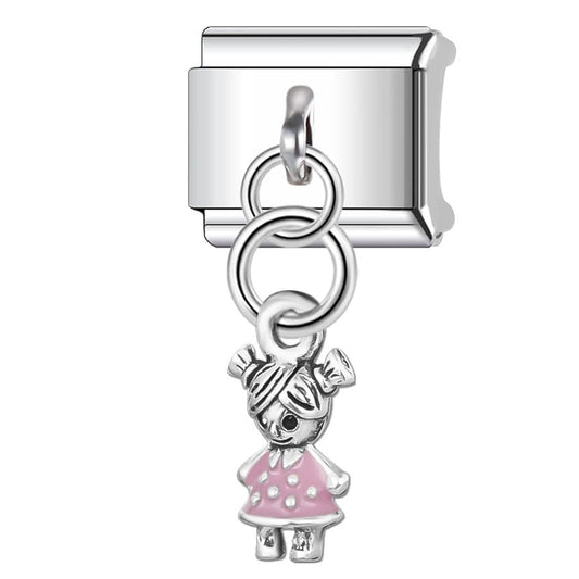 Charm Niña Colitas Colgante