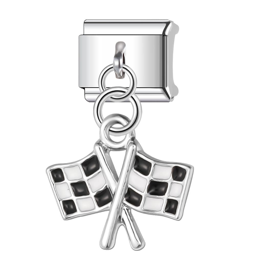 Charm Bandera Carrera Colgante