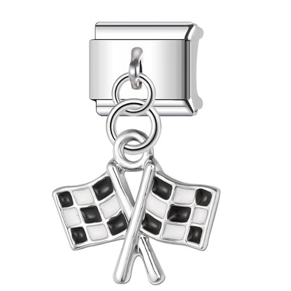 Charm Bandera Carrera Colgante