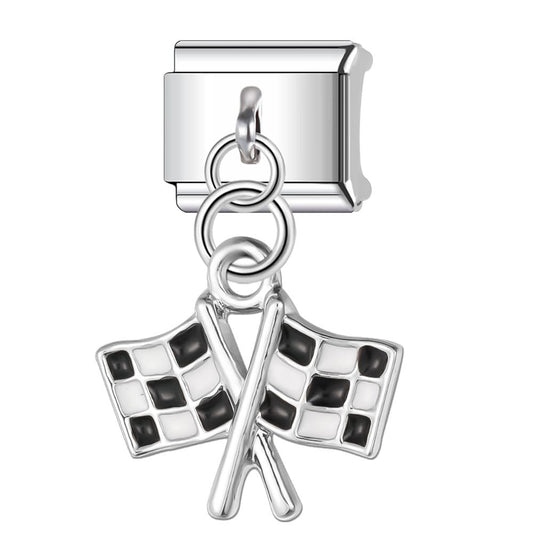 Charm Bandera Carrera Colgante