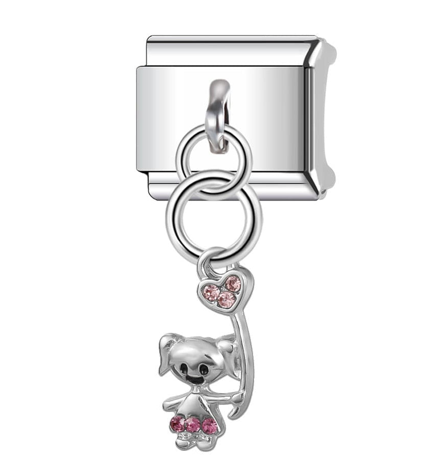 Charm Niña Globo Colgante